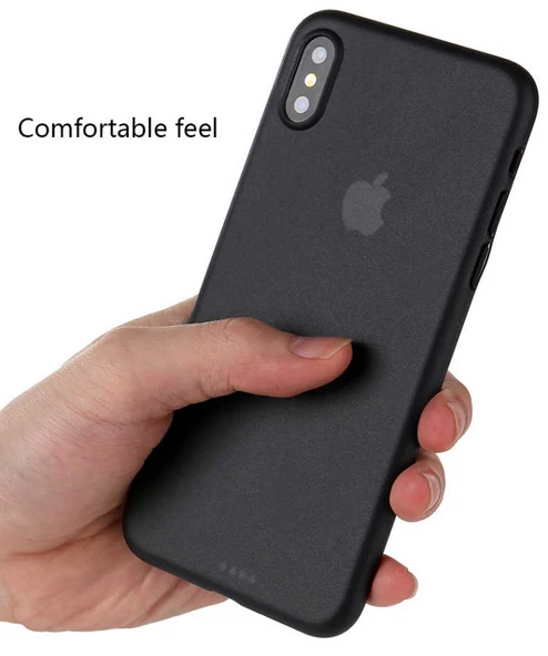 Apple iPhone X - Kılıf 1.Kalite Mat Ultra İnce PP Kapak - Resim 2