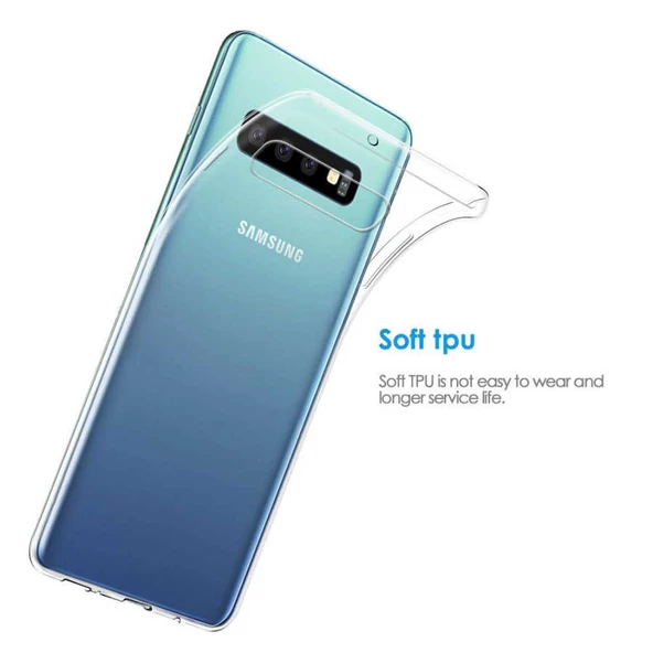Samsung Galaxy S10 - Kılıf Koruyucu Esnek İmax Silikon - Resim 2