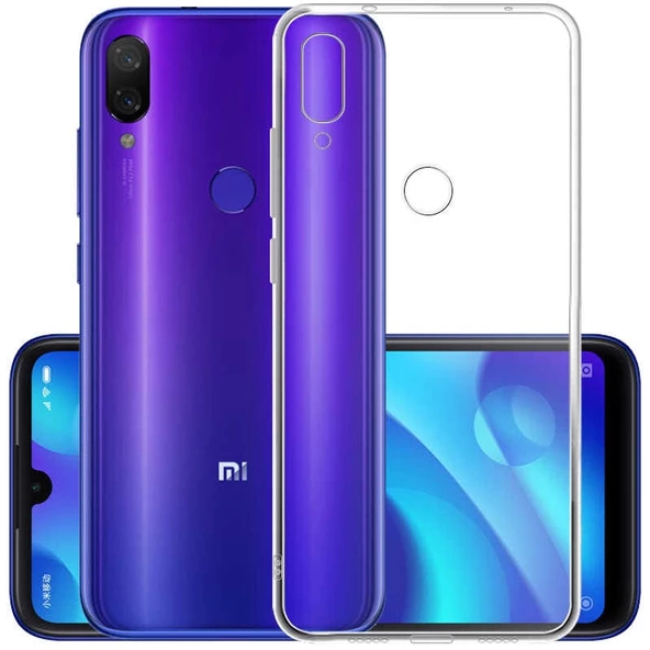 Xiaomi Mi Play - Kılıf Şeffaf Soft Slim Fitt Süper Silikon Kapak ürün görseli
