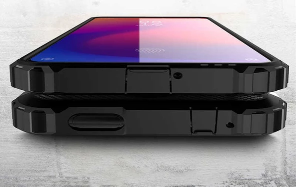 Xiaomi Mi 9T - Kılıf Çift Katman Zırh Tank Crash Military Kapak - 3