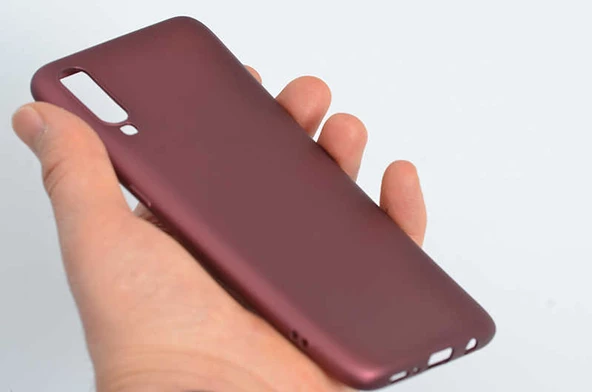 Samsung Galaxy A70 - Kılıf Mat Soft Premier Silikon Kapak - Resim 3