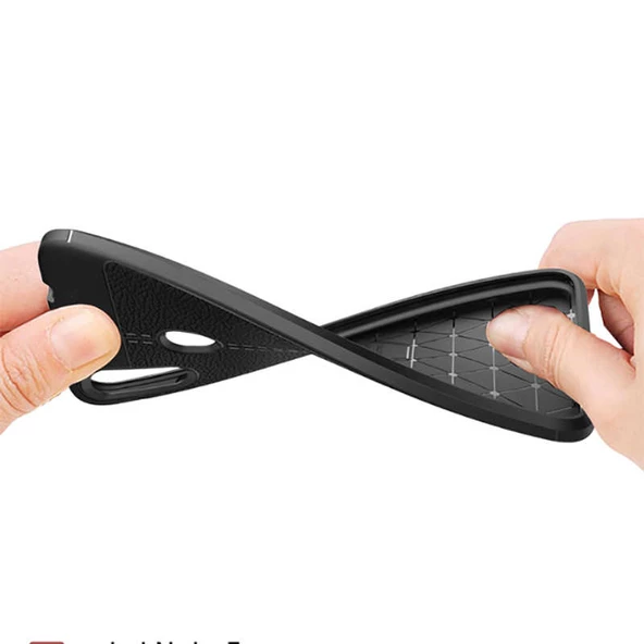 Xiaomi Redmi Note 7 - Kılıf Auto Focus Karbon Niss Silikon Kapak - Resim 5
