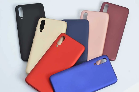 Samsung Galaxy A70 - Kılıf Mat Soft Premier Silikon Kapak - Resim 5