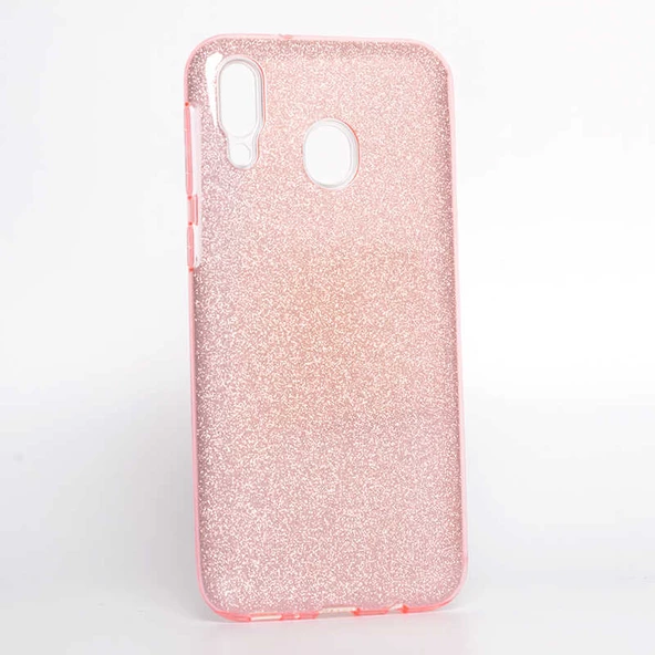 Samsung Galaxy M20 - Kılıf Simli Koruyucu Shining Silikon ürün görseli 1