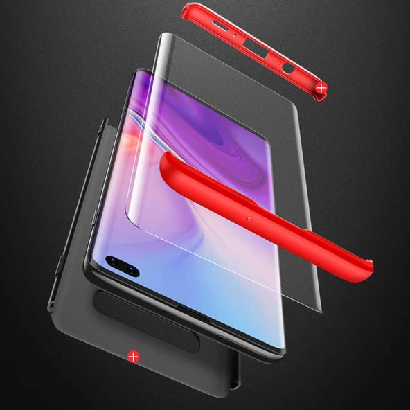 Samsung Galaxy S10 - Kılıf Parmak izi Yapmayan 3 Parça Ays Kapak - Resim 2