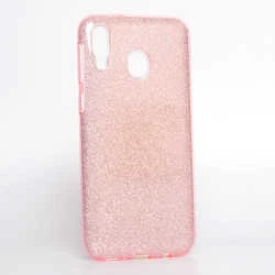 Samsung Galaxy M20 - Kılıf Simli Koruyucu Shining Silikon - Resim 4