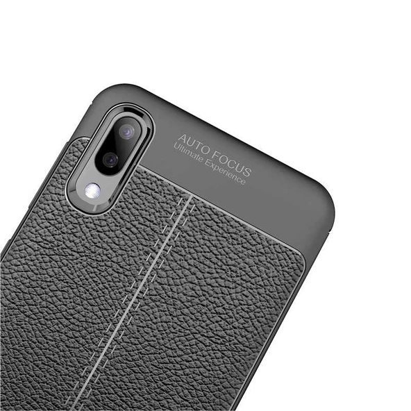 Samsung Galaxy M10 - Kılıf Auto Focus Karbon Niss Silikon Kapak - Resim 4