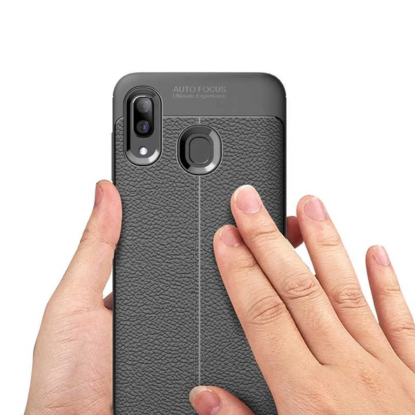 Huawei Honor 8C - Kılıf Auto Focus Karbon Niss Silikon Kapak - Resim 5