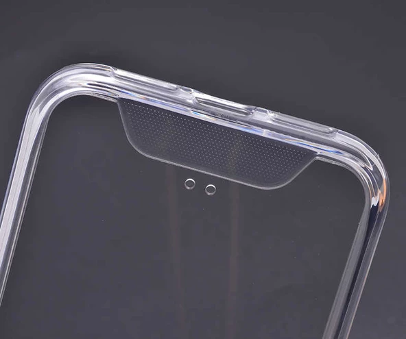Apple iPhone XR 6.1 - Kılıf Şeffaf Sert Koruyucu Gard Silikon - 2