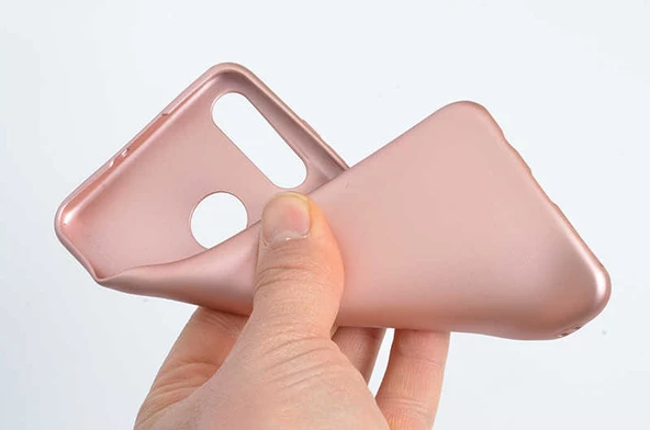 Huawei P30 Lite - Kılıf Mat Soft Premier Silikon Kapak - Resim 3