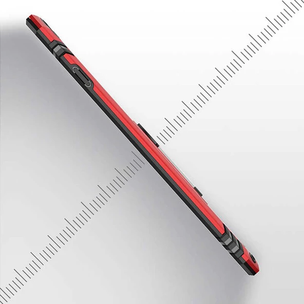 Apple iPhone XR 6.1 - Kılıf Yüzüklü Zırh Tank Vega Kapak - Resim 2