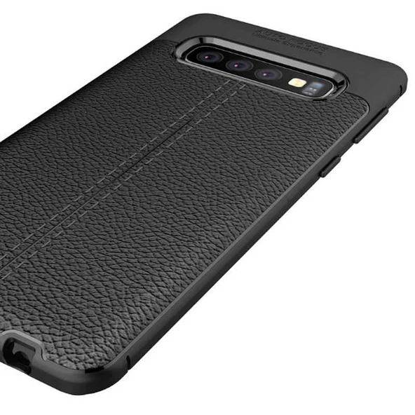 Samsung Galaxy S10E - Kılıf Auto Focus Karbon Niss Silikon Kapak - Resim 4