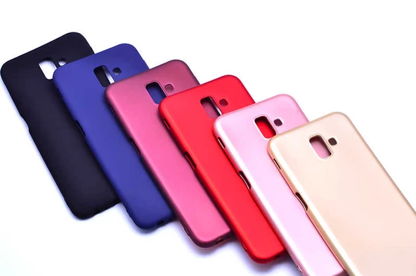 Samsung Galaxy J6 Plus - Kılıf Mat Soft Premier Silikon Kapak - Resim 3