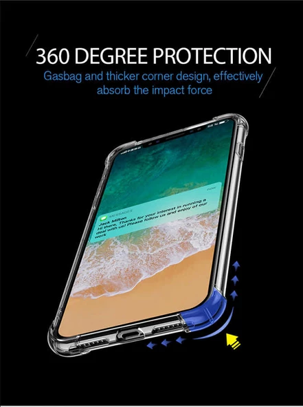 Apple iPhone XS Max 6.5 - Kılıf Kenar Köşe Korumalı Nitro Anti Shock Silikon - Resim 3