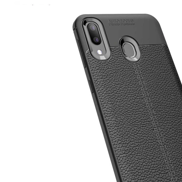 Samsung Galaxy M20 - Kılıf Auto Focus Karbon Niss Silikon Kapak - Resim 6
