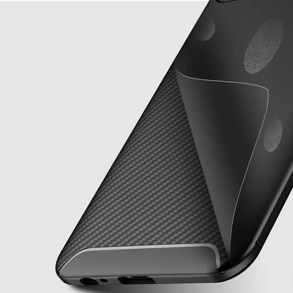 Samsung Galaxy J6 - Kılıf Auto Focus Karbon Negro Silikon Kapak - Resim 2
