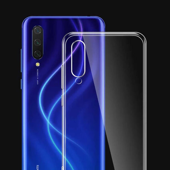 Xiaomi Mi A3 - Kılıf Şeffaf Soft Slim Fitt Süper Silikon Kapak ürün görseli