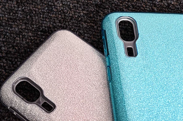 Samsung Galaxy A2 Core - Kılıf Simli Koruyucu Shining Silikon - 2