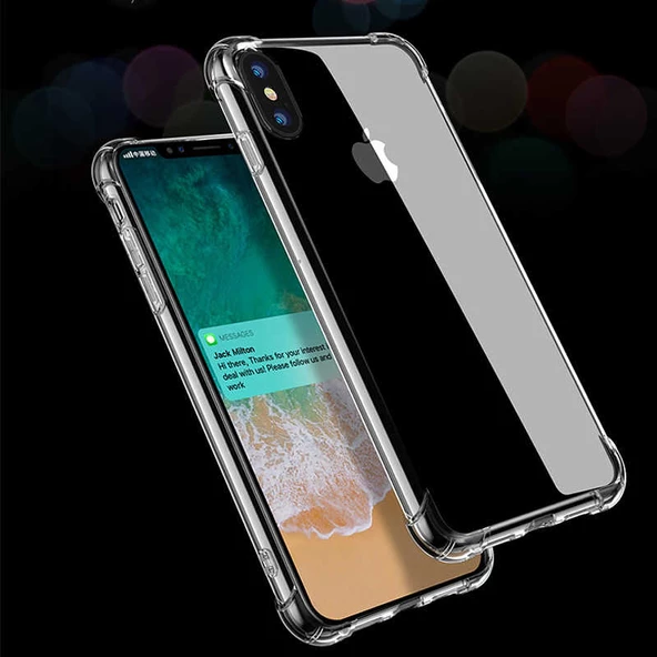 Apple iPhone XS Max 6.5 - Kılıf Kenar Köşe Korumalı Nitro Anti Shock Silikon ürün görseli