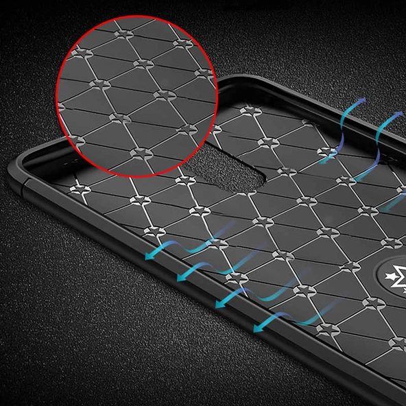 Xiaomi Mi 9T - Kılıf Yüzüklü Karbon Ravel Silikon Kapak - Resim 7