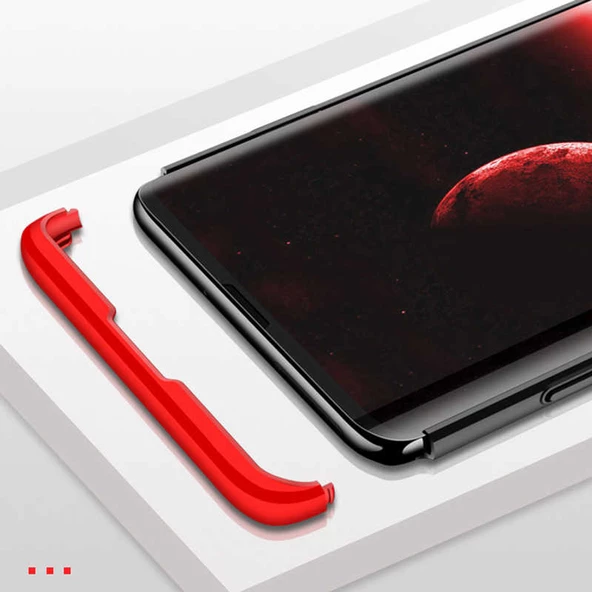 Samsung Galaxy S10 - Kılıf Parmak izi Yapmayan 3 Parça Ays Kapak - Resim 4