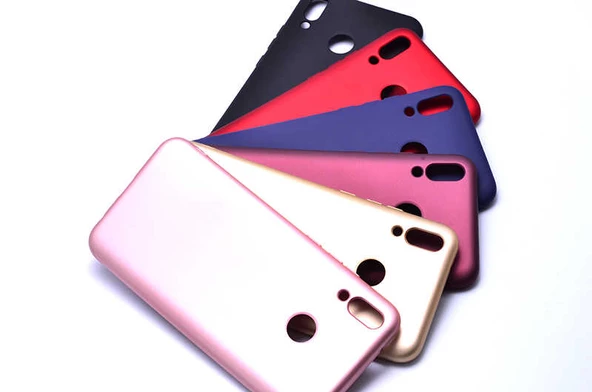 Huawei Y9 2019 - Kılıf Mat Soft Premier Silikon Kapak - Resim 4