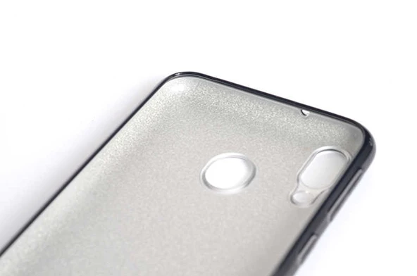 Samsung Galaxy M20 - Kılıf Simli Koruyucu Shining Silikon - Resim 2