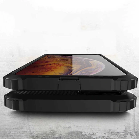 Apple iPhone 11 Pro - Kılıf Çift Katman Zırh Tank Crash Military Kapak - 2