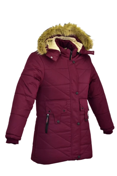 Kız Çocuk Kapüşonlu Mont BS-2015 - Resim 10