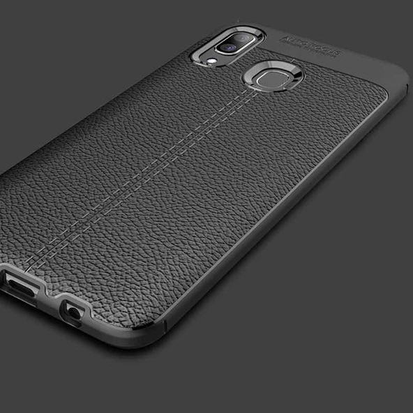 Samsung Galaxy A10S - Kılıf Auto Focus Karbon Niss Silikon Kapak - Resim 4