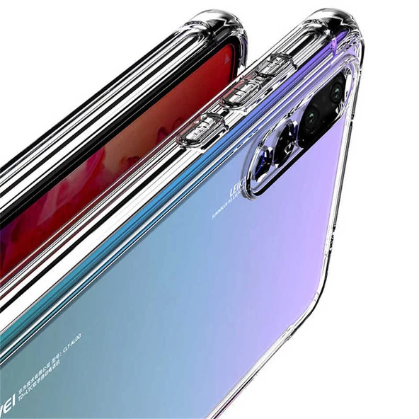 Huawei Y9 Prime 2019 - Kılıf Kenar Köşe Korumalı Nitro Anti Shock Silikon ürün görseli