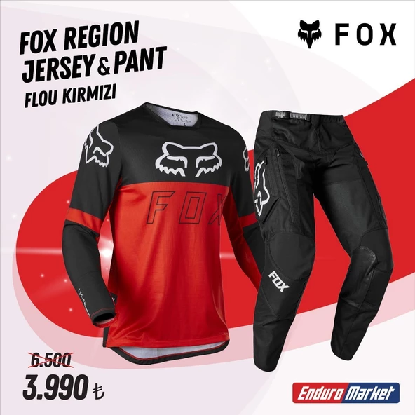 FOX LEGION KIRMIZI JERSEY PANTOLON TAKIM