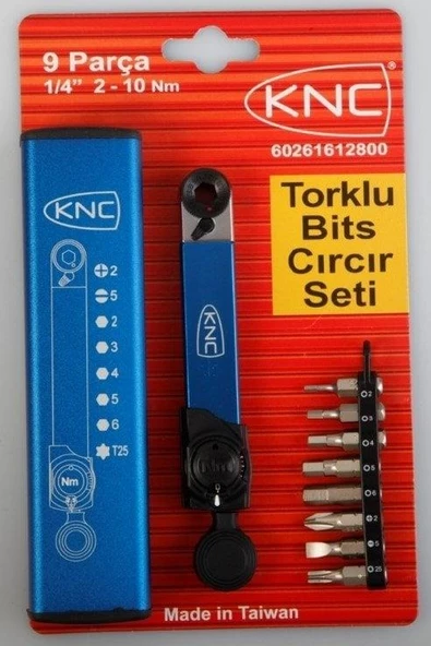 KNC Tork Ayarlı Cırcırlı Bits 8 Uçlu - 2