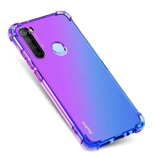 Xiaomi Redmi Note 8 - Kılıf Kenar Köşe Korumalı Nitro Anti Shock Silikon