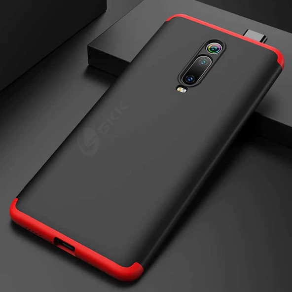 Xiaomi Mi 9T - Kılıf Parmak izi Yapmayan 3 Parça Ays Kapak - 2