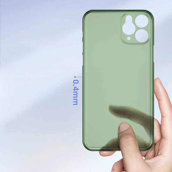 Apple iPhone 11 Pro - Kılıf 1.Kalite Mat Ultra İnce PP Kapak - 4