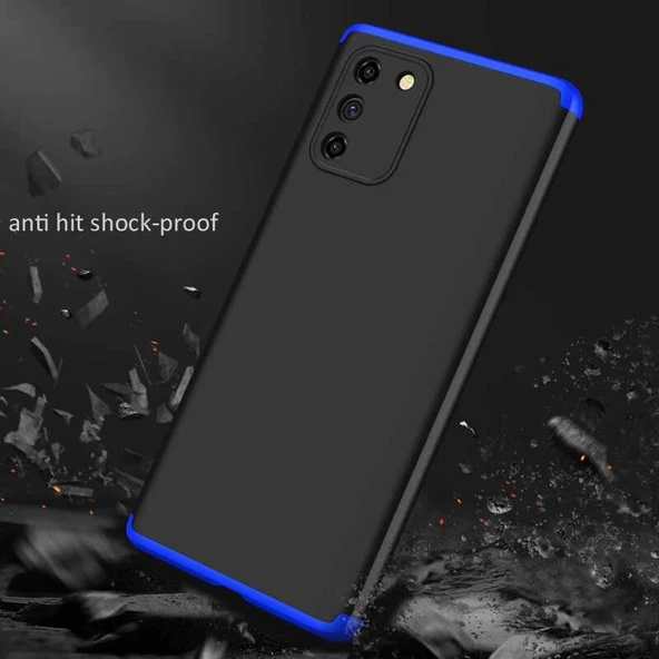 Samsung Galaxy A91 (S10 Lite) - Kılıf Parmak izi Yapmayan 3 Parça Ays Kapak - 2