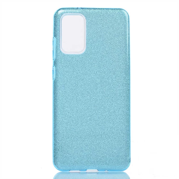 Samsung Galaxy S20 Plus - Kılıf Simli Koruyucu Shining Silikon