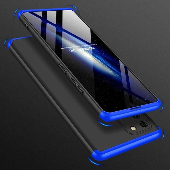 Samsung Galaxy A91 (S10 Lite) - Kılıf Parmak izi Yapmayan 3 Parça Ays Kapak - 3