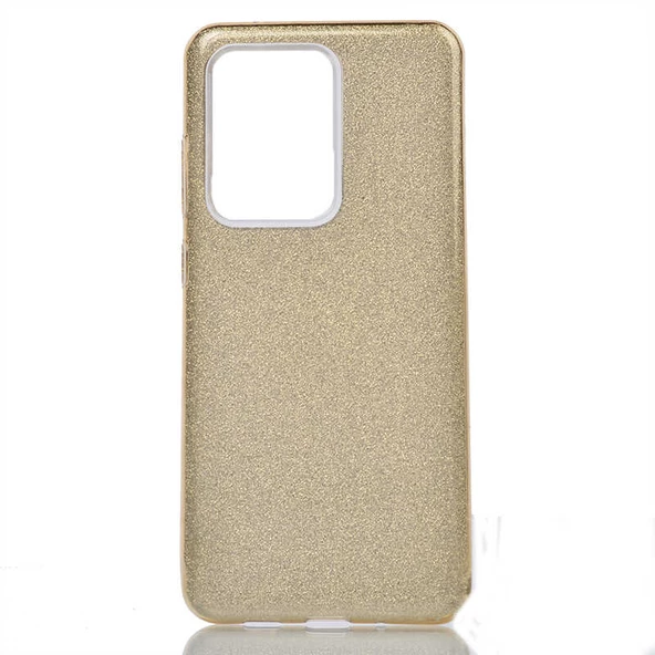 Samsung Galaxy S20 Ultra - Kılıf Simli Koruyucu Shining Silikon