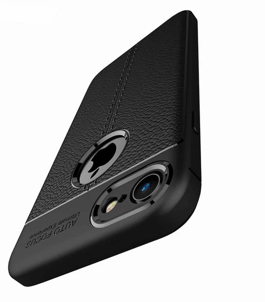 Apple iPhone 7 - Kılıf Auto Focus Karbon Niss Silikon Kapak - 7