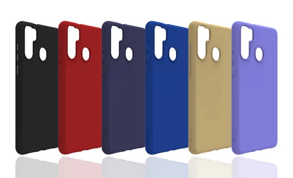 Reeder P13 Blue Max - Kılıf Mat Soft Esnek Biye Silikon - Resim 3