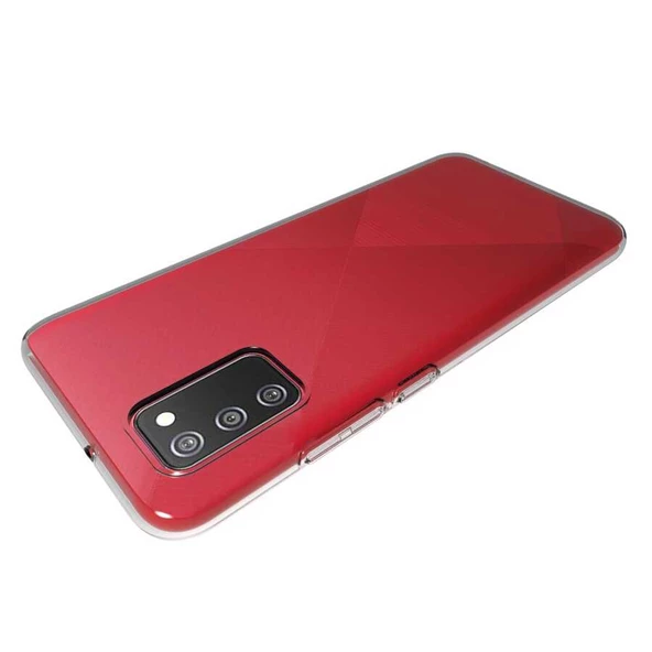 Samsung Galaxy A02S - Kılıf Şeffaf Soft Slim Fitt Süper Silikon Kapak - 4