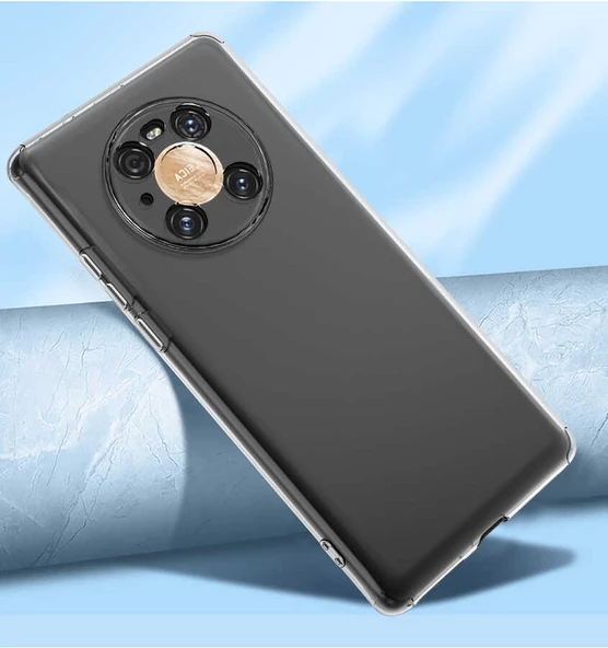 Huawei Mate 40 Pro - Kılıf Kamera Korumalı Süper Silikon Kapak - 4