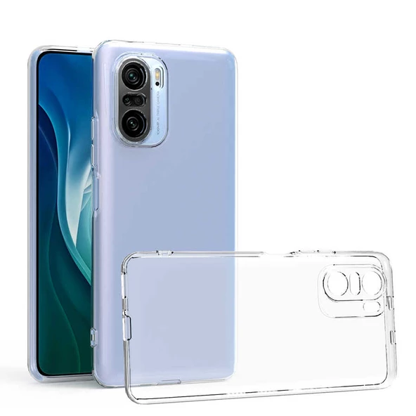 Xiaomi Poco F3 - Kılıf Kamera Korumalı Süper Silikon Kapak