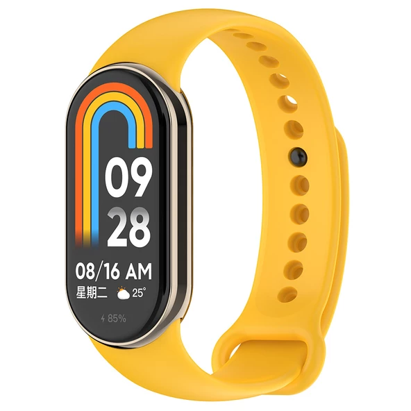 Xiaomi Mi Band 9 Serisi Klasik Kordon Silikon Strap Kayış - Resim 2