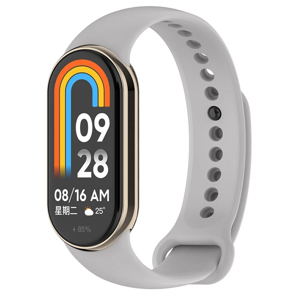 Xiaomi Mi Band 9 Serisi Klasik Kordon Silikon Strap Kayış - Resim 8