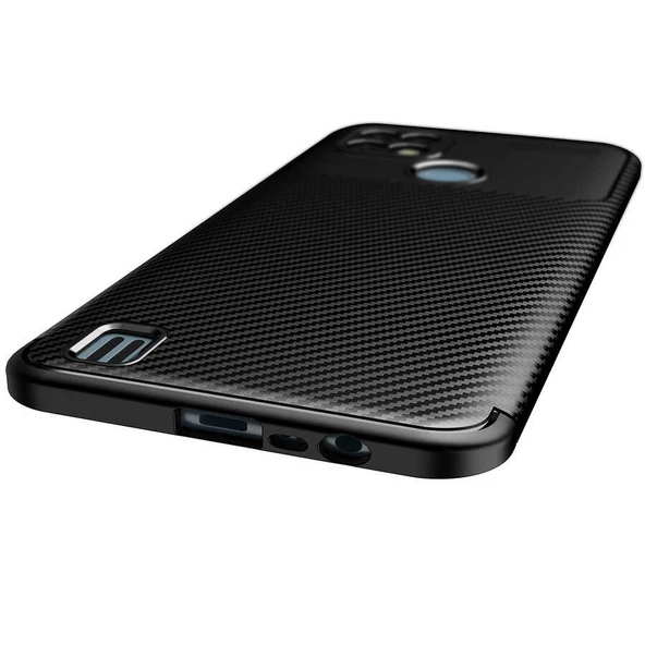 Realme C25 - Kılıf Auto Focus Karbon Negro Silikon Kapak - 2