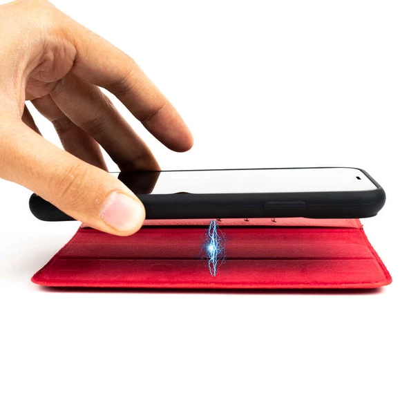 Apple iPhone 12 Pro Max - Kılıf 360 Full Koruma Kapakli Kartlikli Kart Bölmeli Multi Cüzdan Kilif - 5