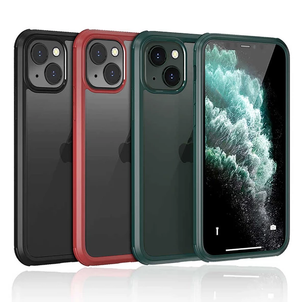 Apple iPhone 13 - Kılıf 360 Full Koruma Ön Ve Arka Dor Kapak - 4